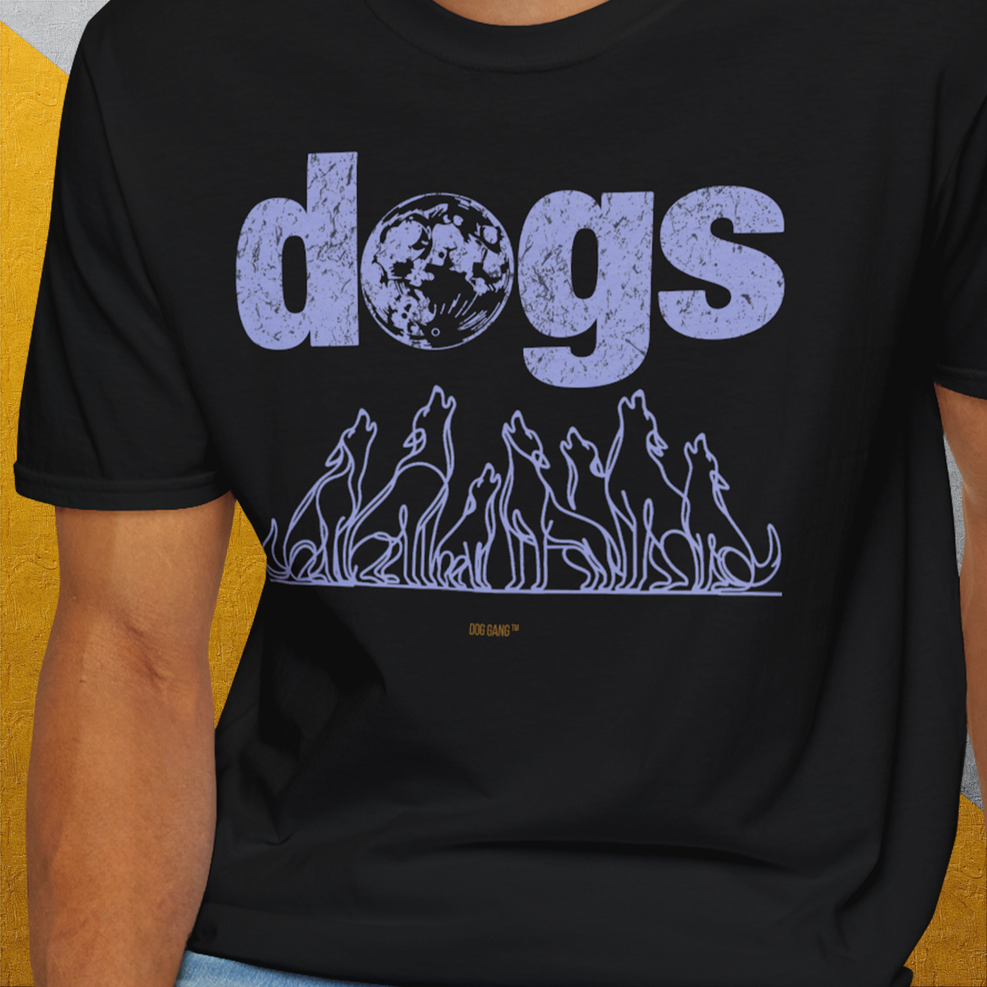 The Dog Gang Minimalistic Series II, Volume 3, Unisex T-Shirt-. For dog lovers and dog owners. Design by Dog Gang