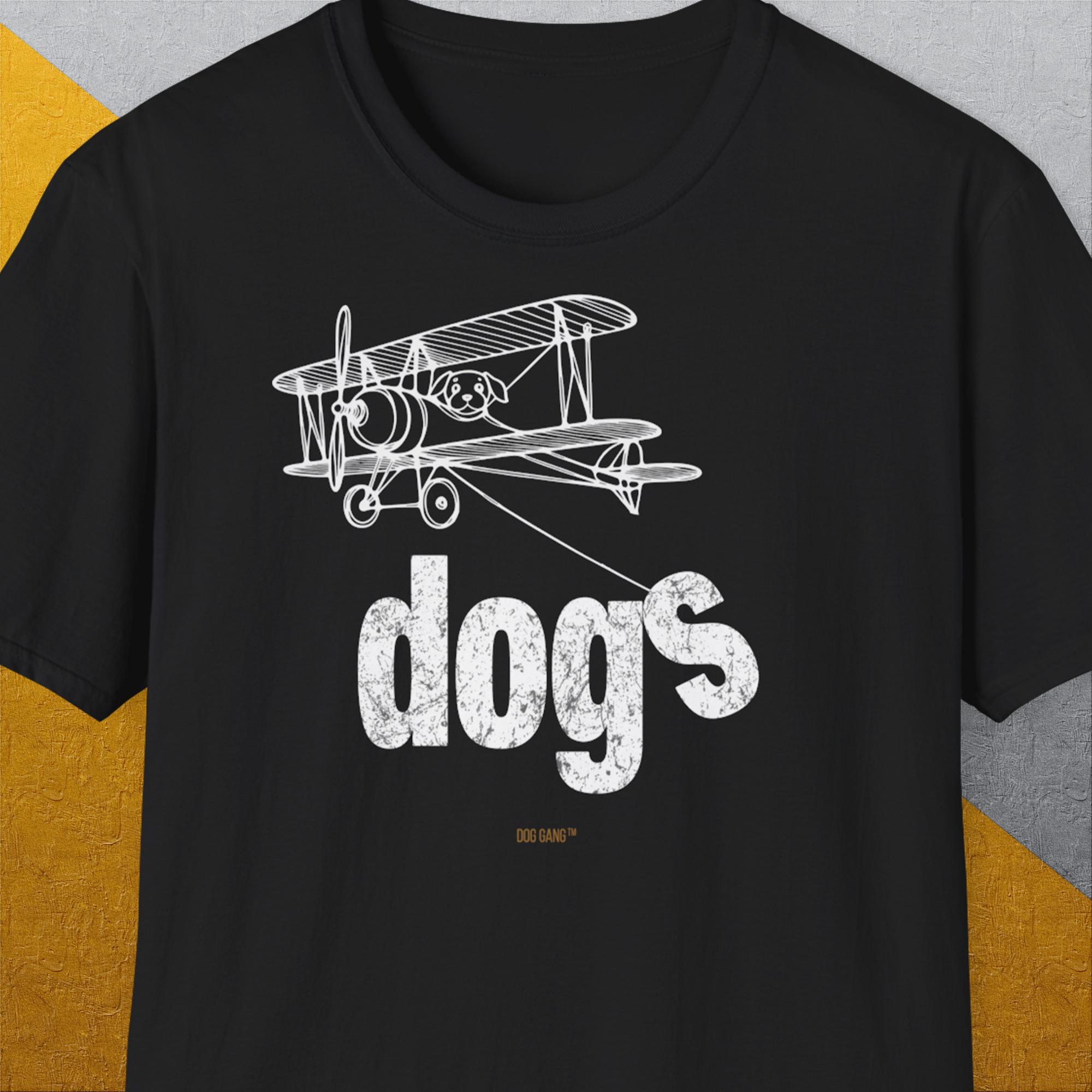 The Dog Gang Minimalistic Series II, Volume 4, Unisex T-Shirt-Black-Design made by Dog Gang
