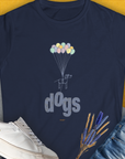 The Dog Gang Minimalistic Series II, Volume 1, Women's T-Shirt-Navy, a cool and stylish design with a funny saying from Dog Gang