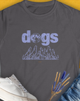 The Dog Gang Minimalistic Series II, Volume 3, Women's T-Shirt-Charcoal. A dog-themed Design from Dog Gang