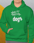 The Dog Gang Minimalistic Series II, Volume 4, Unisex Hoodie-. For dog lovers and dog owners. Design by Dog Gang