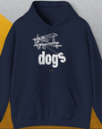 The Dog Gang Minimalistic Series II, Volume 4, Unisex Hoodie-Navy- dog lover Shirtdesign made by Dog Gang
