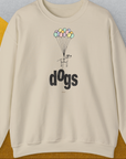 The Dog Gang Minimalistic Series II, Volume 1, Unisex Sweatshirt, lustiger Spruch mit Hund. Für humorvolle Hundefreunde. Design by Dog Gang