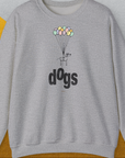 The Dog Gang Minimalistic Series II, Volume 1, Unisex Sweatshirt-Sport Grey-lustiges und bequemes Sweatshirt für Hundeliebhaber, Design by Dog Gang