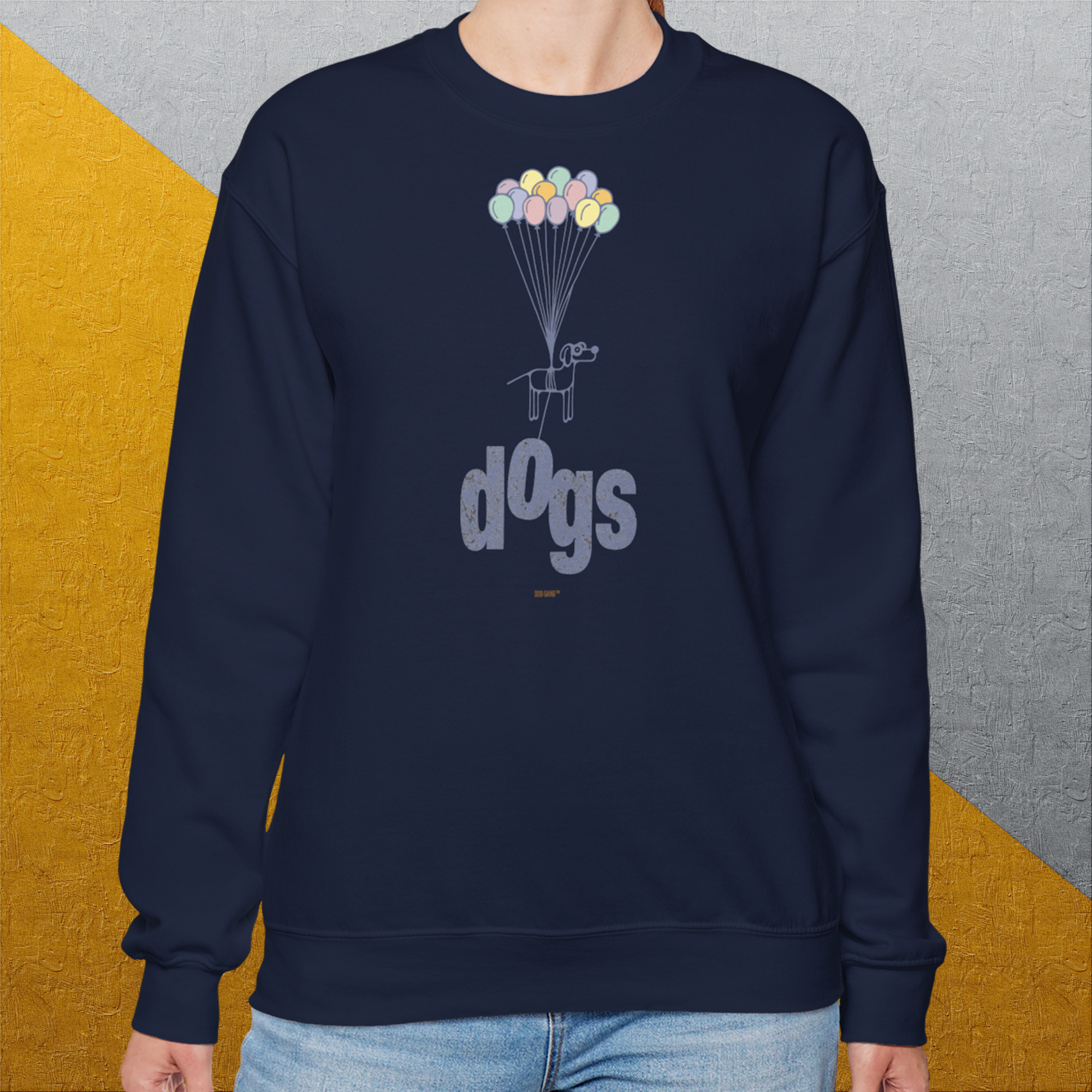 The Dog Gang Minimalistic Series II, Volume 1, Unisex Sweatshirt-a minimalistic Shirtdesign for dog lovers by Dog Gang