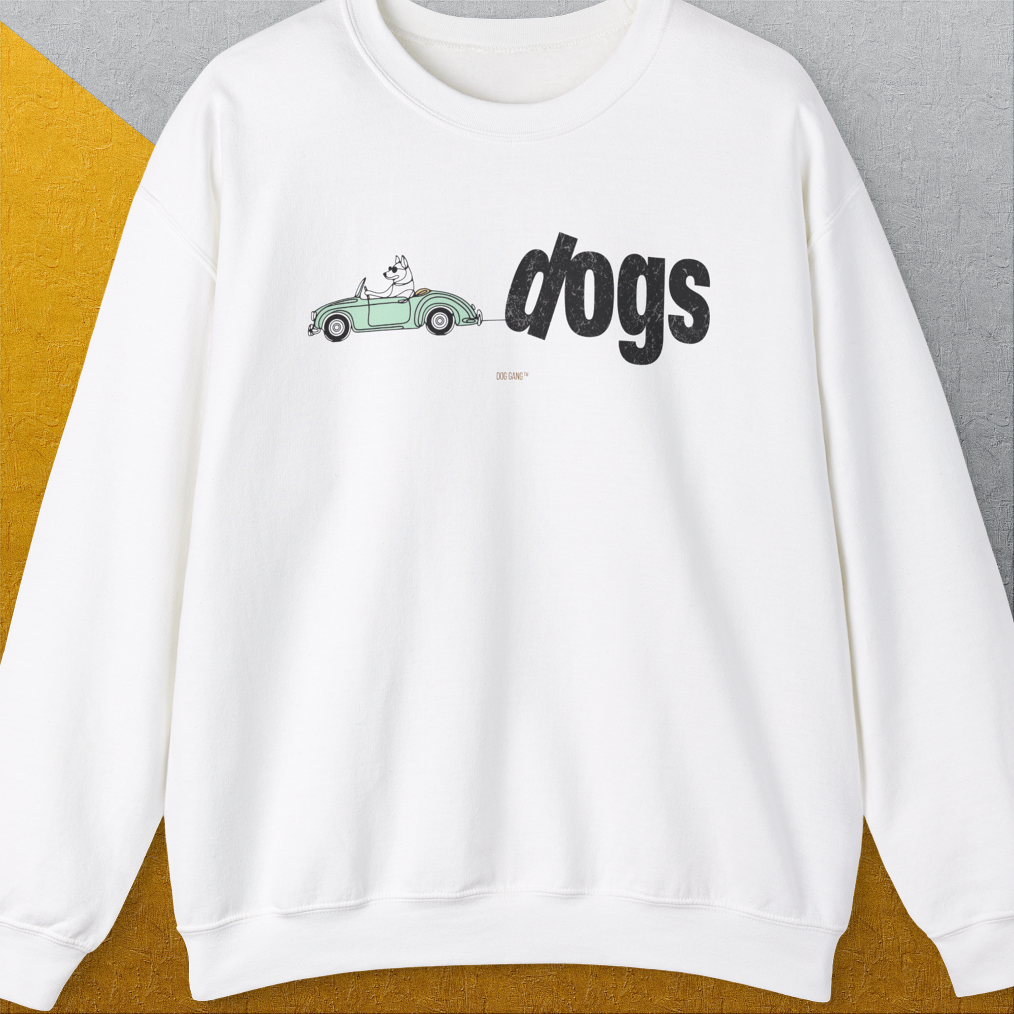 The Dog Gang Minimalistic Series II, Volume 2, Unisex Sweatshirt-humorous dog lover / dog owner Design by Dog Gang