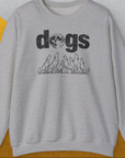 The Dog Gang Minimalistic Series II, Volume 3, Unisex Sweatshirt-Sport Grey-Design by Dog Gang