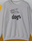 The Dog Gang Minimalistic Series II, Volume 4, Unisex Sweatshirt-Sport Grey-Design by Dog Gang