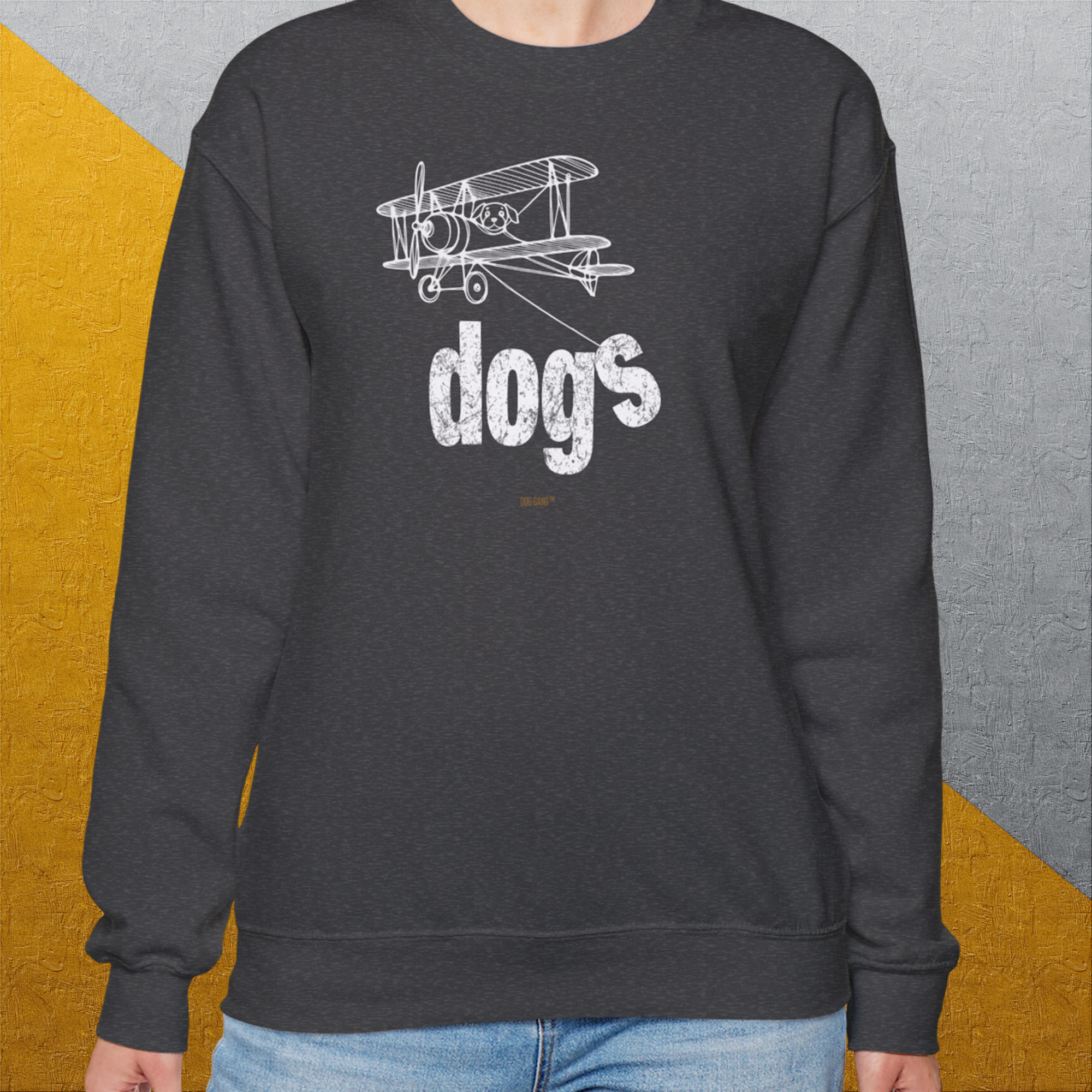 The Dog Gang Minimalistic Series II, Volume 4, Unisex Sweatshirt-a minimalistic Shirtdesign by Dog Gang of Switzerland