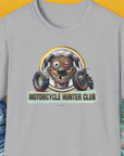 Motorcycle Hunter Club, Volume 2, Unisex T-Shirt-Sport Grey, Design by Dog Gang