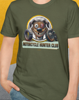 Motorcycle Hunter Club, Volume 2, Unisex T-Shirt-, Design by Dog Gang