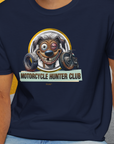 Motorcycle Hunter Club, Volume 2, Unisex T-Shirt-. For dog lovers and dog owners. Design by Dog Gang