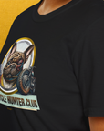 Motorcycle Hunter Club, Volume 3 (French Bulldog), Unisex T-Shirt-, Design by Dog Gang