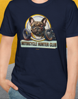 Motorcycle Hunter Club, Volume 3 (French Bulldog), Unisex T-Shirt-, Design by Dog Gang