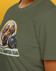 Motorcycle Hunter Club, Volume 4 (Labrador), Unisex T-Shirt-, Design by Dog Gang