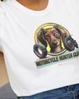 Motorcycle Hunter Club, Volume 5 (Dackel / Dachshund), Unisex T-Shirt-, a fun and stylish design for dog lovers from Dog Gang