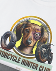 Motorcycle Hunter Club, Volume 5 (Dackel / Dachshund), Unisex T-Shirt-. A dog-themed Design from Dog Gang