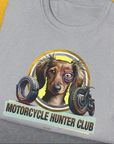 Motorcycle Hunter Club, Volume 5 (Dackel / Dachshund), Unisex T-Shirt-, Design by Dog Gang