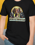 Motorcycle Hunter Club, Volume 5 (Dackel / Dachshund), Unisex T-Shirt-, Design by Dog Gang