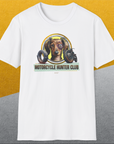 Motorcycle Hunter Club, Volume 5 (Dackel / Dachshund), Unisex T-Shirt-, a cool and stylish design with a funny saying from Dog Gang