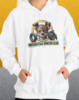 Motorcycle Hunter Club, Volume 1, Unisex Hoodie-, Design by Dog Gang