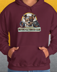 Motorcycle Hunter Club, Volume 1, Unisex Hoodie-, Design by Dog Gang