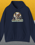 Motorcycle Hunter Club, Volume 1, Unisex Hoodie-, a cool and stylish design with a funny saying from Dog Gang
