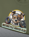 Motorcycle Hunter Club, Volume 1, Unisex Sweatshirt-. A dog-themed Design from Dog Gang