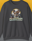 Motorcycle Hunter Club, Volume 1, Unisex Sweatshirt-Dark Heather, Design by Dog Gang