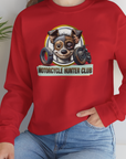 Motorcycle Hunter Club, Volume 1, Unisex Sweatshirt-, Design by Dog Gang