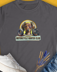 Motorcycle Hunter Club, Volume 5 (Dackel / Dachshund), Women's T-Shirt-Charcoal. For dog lovers and dog owners. Design by Dog Gang