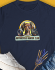 Motorcycle Hunter Club, Volume 5 (Dackel / Dachshund), Women's T-Shirt-Navy. A dog-themed Design from Dog Gang