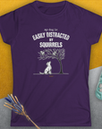 My Dog Is Easily Distracted By - Volume 1: Squirrels, Women's T-Shirt-, a fun and stylish design for dog lovers from Dog Gang