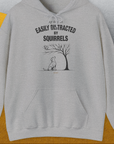 My Dog Is Easily Distracted By - Volume 1: Squirrels, Unisex Hoodie-Sport Grey, Design by Dog Gang
