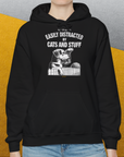 My Dog Is Easily Distracted By - Volume 2: Cats And Stuff, Unisex Hoodie-. For dog lovers and dog owners. Design by Dog Gang