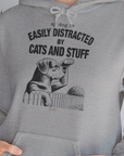 My Dog Is Easily Distracted By - Volume 2: Cats And Stuff, Unisex Hoodie-, a cool and stylish design with a funny saying from Dog Gang