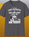 My Dog Is Easily Distracted By - Volume 2: Cats And Stuff, Unisex T-Shirt-, a fun and stylish design for dog lovers from Dog Gang