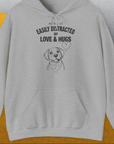My Dog Is Easily Distracted By - Volume 3: Love And Hugs, Unisex Hoodie-Sport Grey, Design by Dog Gang