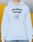 My Dog Is Easily Distracted By - Volume 3: Love And Hugs, Unisex Hoodie-, a fun and stylish design for dog lovers from Dog Gang