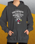 My Dog Is Easily Distracted By - Volume 4: Other Dogs Fetching Balls, Unisex Hoodie-, Design by Dog Gang