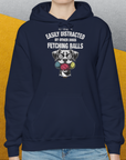 My Dog Is Easily Distracted By - Volume 4: Other Dogs Fetching Balls, Unisex Hoodie-. A perfect gift for dog lovers and dog owners. Design by Dog Gang