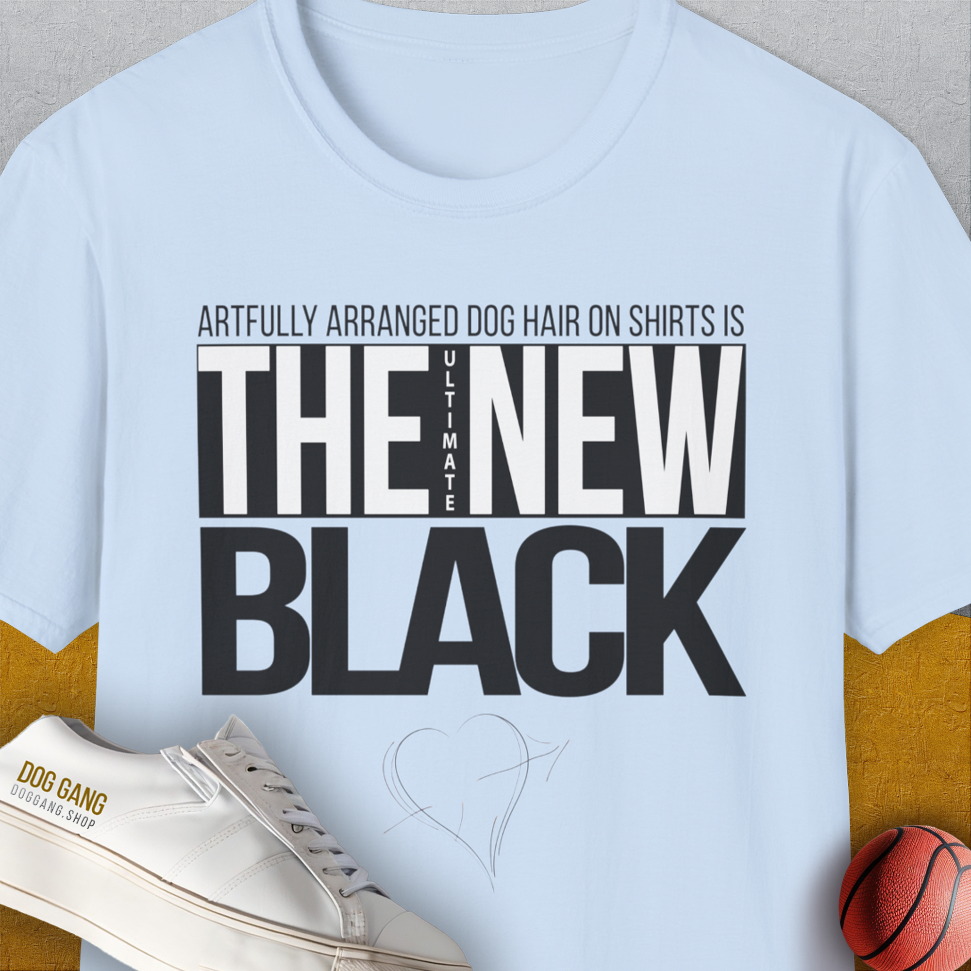 The Ultimate New Black, Volume 1, Unisex T-Shirt-Light Blue, Design by Dog Gang