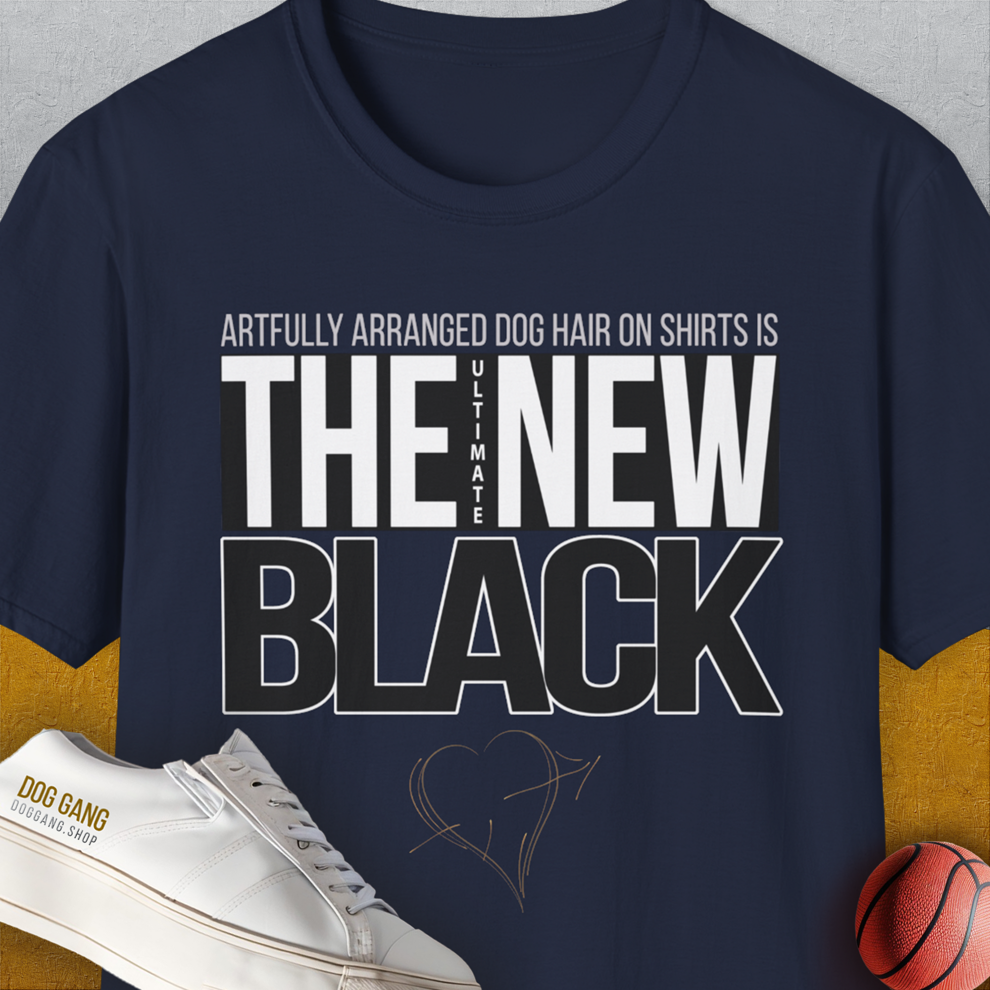The Ultimate New Black, Volume 1, Unisex T-Shirt-Navy, Design by Dog Gang