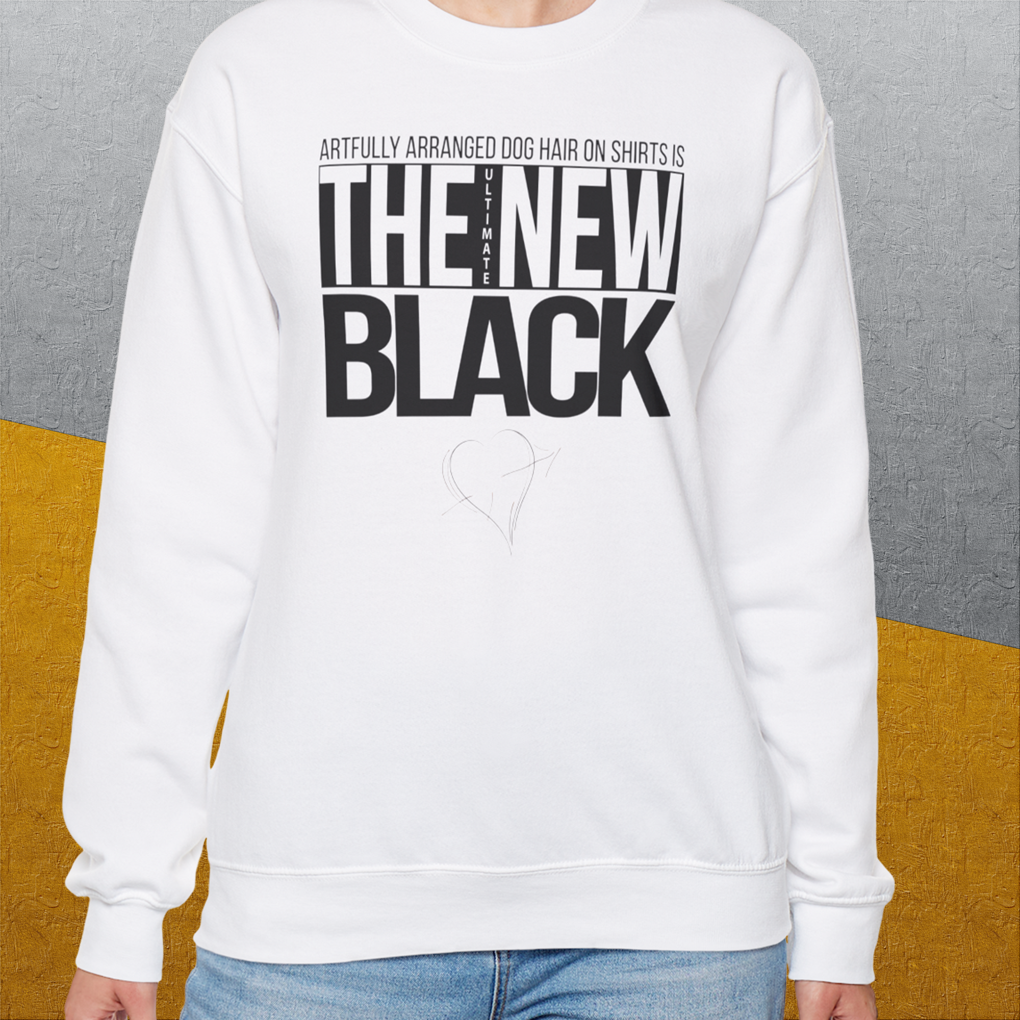 The Ultimate New Black, Volume 1, Unisex Sweatshirt-, a cool design with a funny saying from Dog Gang