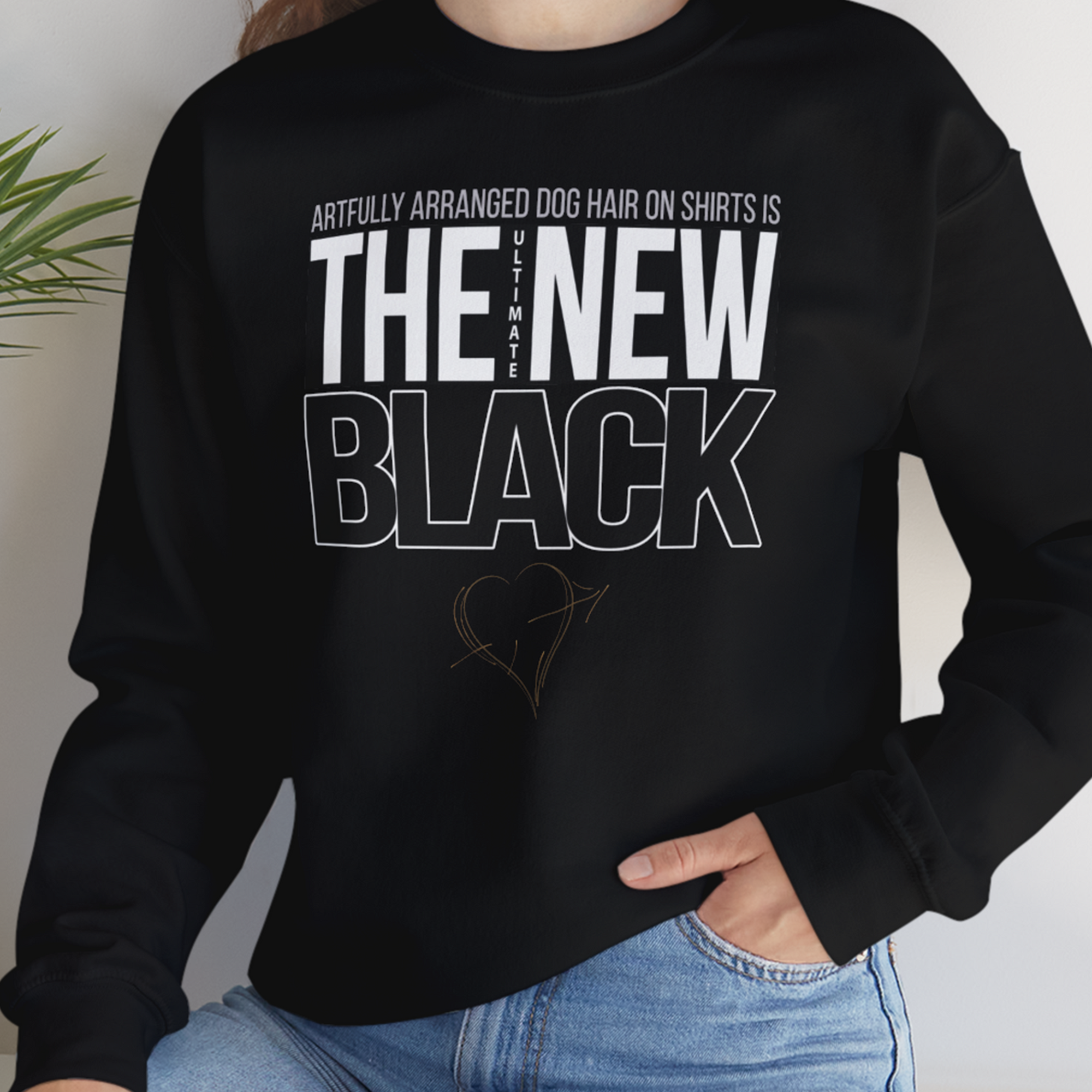 The Ultimate New Black, Volume 1, Unisex Sweatshirt-, a fun and stylish sweatshirt design for dog lovers from Dog Gang