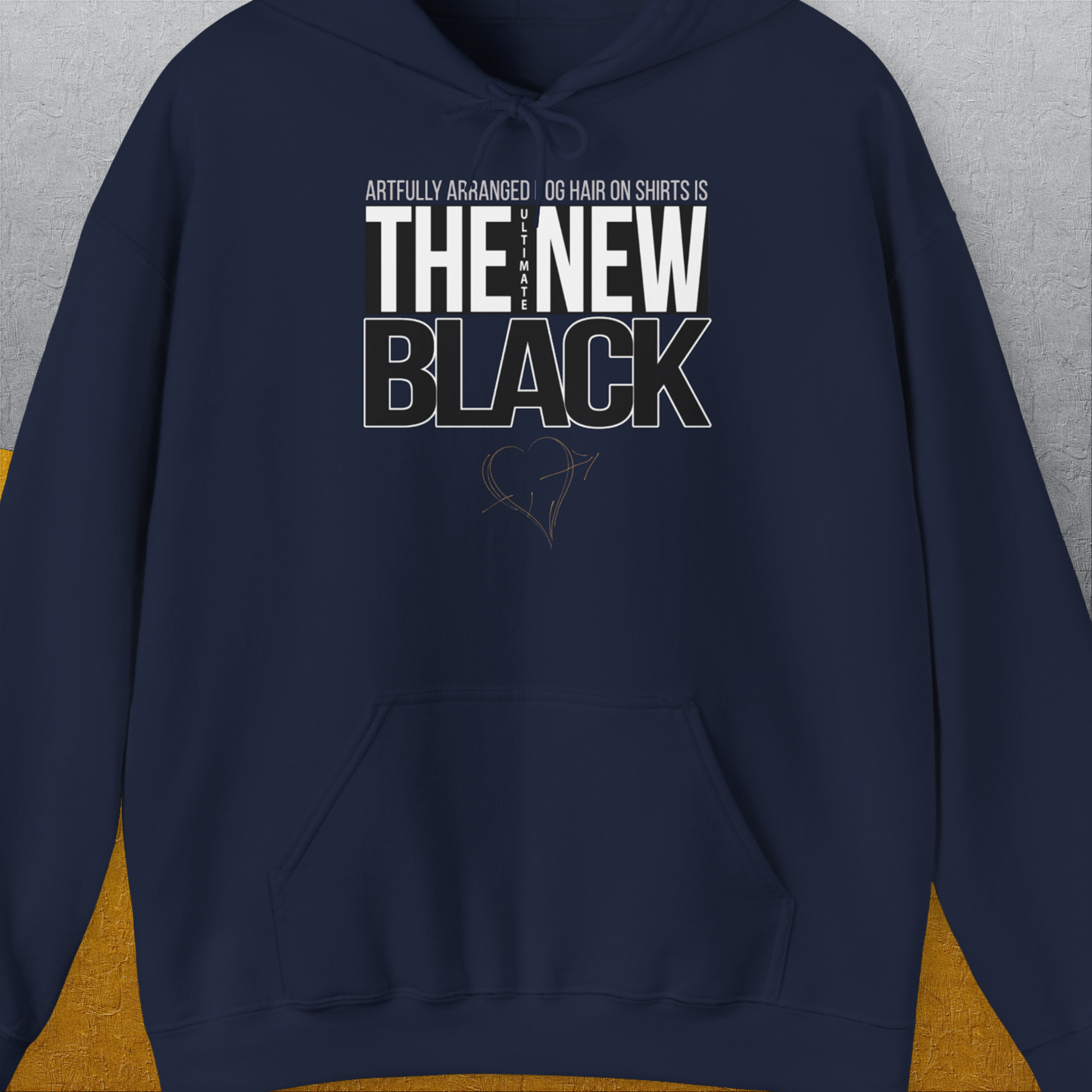 The Ultimate New Black, Volume 1, Unisex Hoodie-Navy, Design by Dog Gang