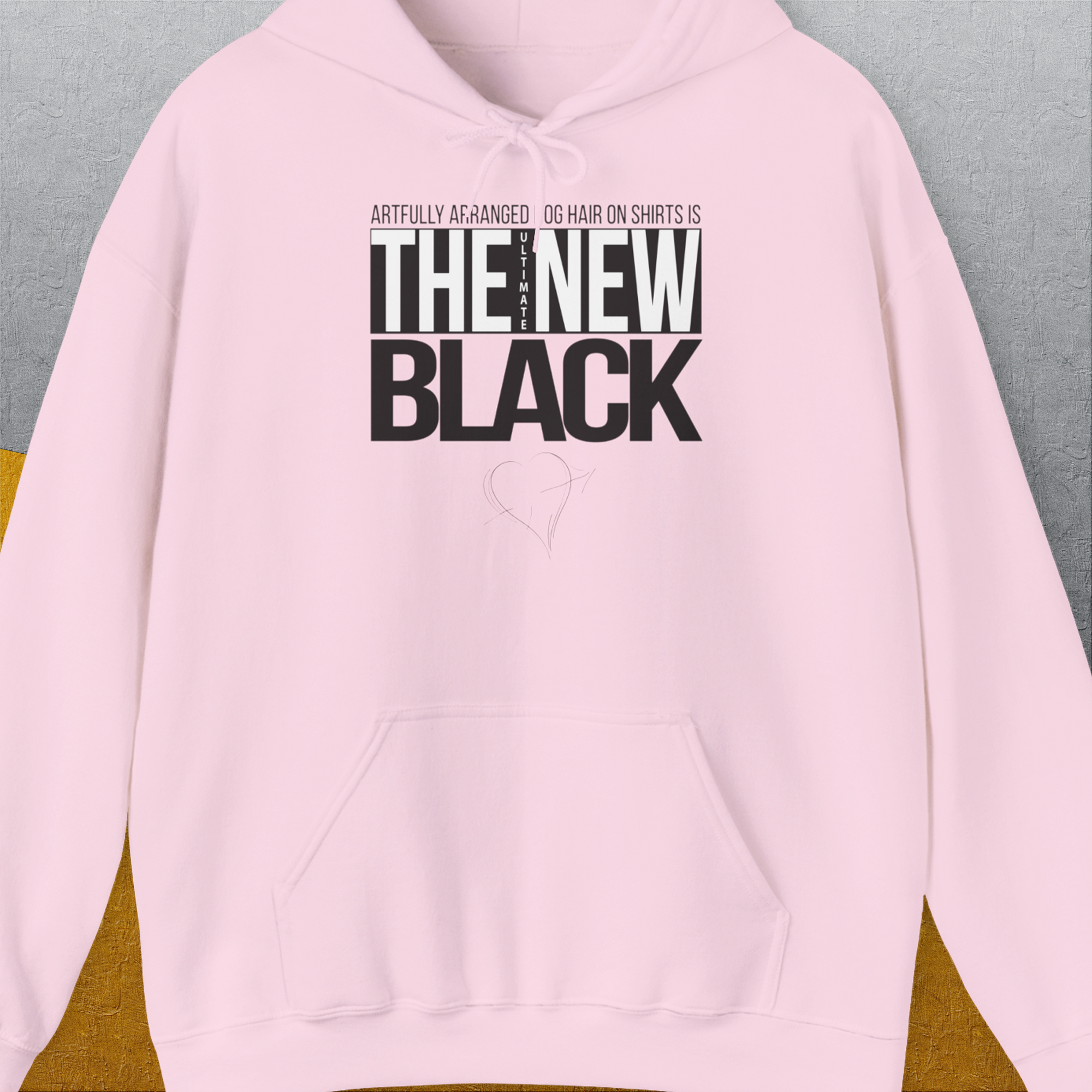 The Ultimate New Black, Volume 1, Unisex Hoodie-Light Pink, Design by Dog Gang