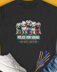 Police Dog Squad For Small Matters (Toy Poodle Division), Volume 2, Women's T-Shirt-Black. A perfect gift for dog lovers and dog owners. Design by Dog Gang