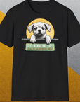 "Say Hi" Series, Volume 1, Unisex T-Shirt-lustiges Shirt für Hundefreunde, lustiger Spruch mit Hund, Design by Dog Gang