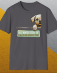 "Say Hi" Series, Volume 2, Unisex T-Shirt, lustiger Spruch mit Hund. Für humorvolle Hundefreunde. Design by Dog Gang